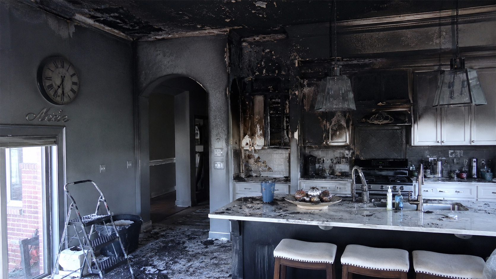 Fire damage