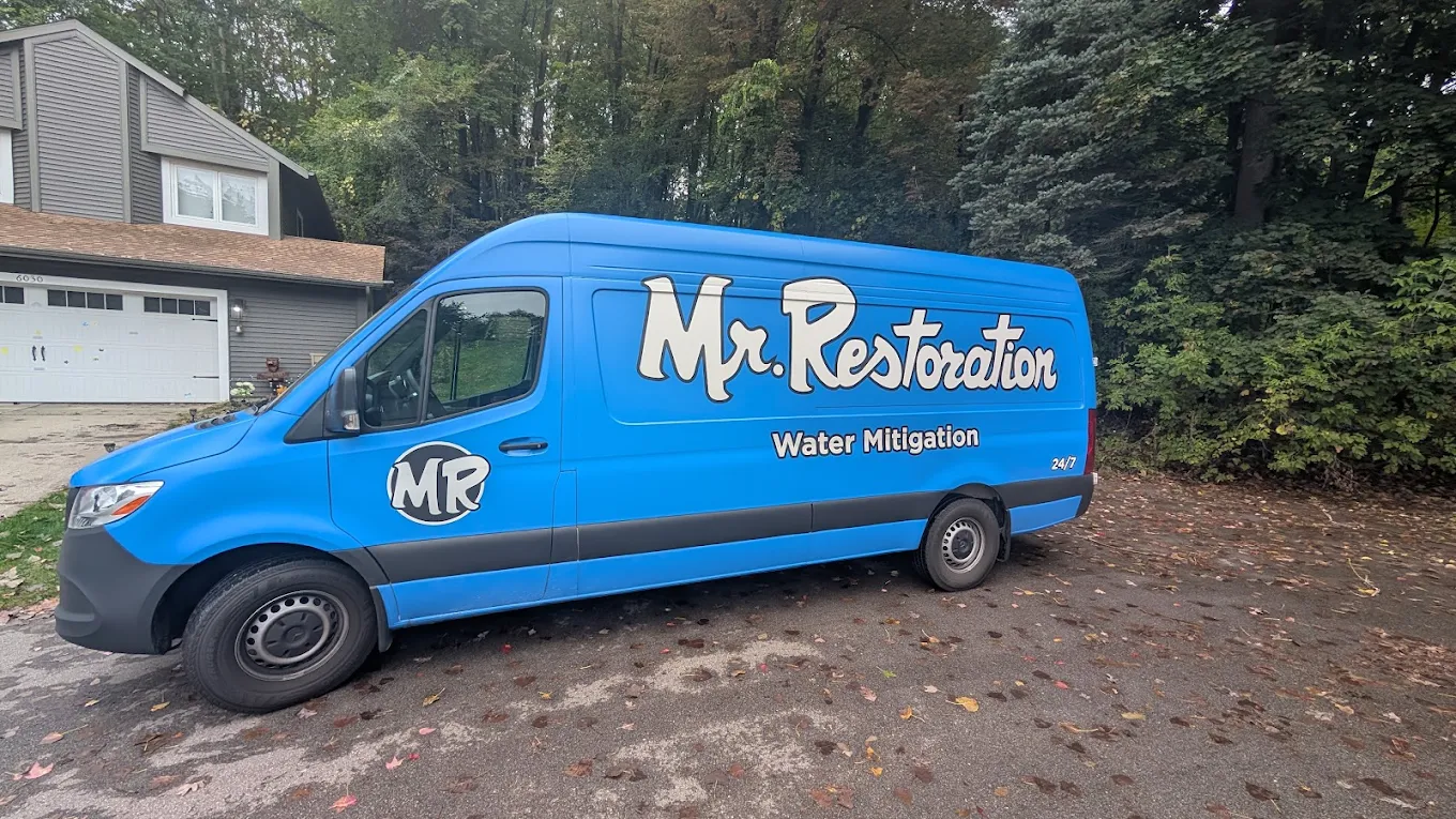 Mr. Restoration truck in Grand Rapids