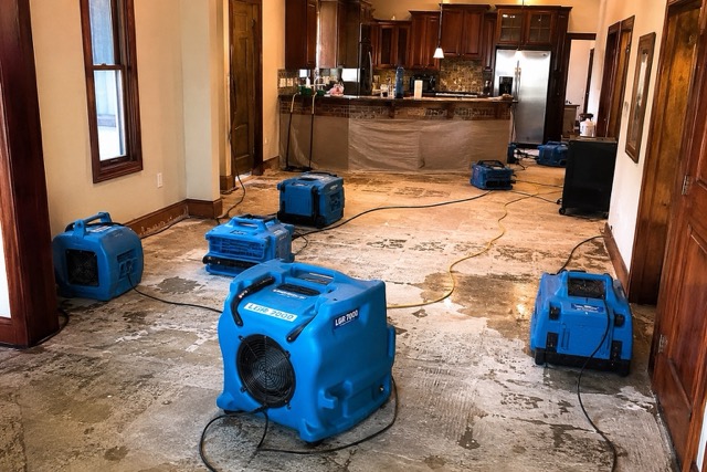 Water damage cleanup